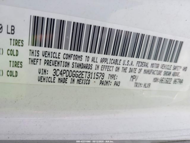 3C4PDDGG2ET311579 Dodge Journey Crossroad
