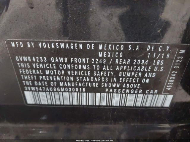 2016 VOLKSWAGEN GOLF GTI 3VW547AU8GM030016 Photo 8