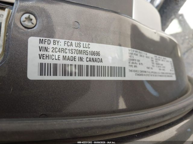 2021 CHRYSLER PACIFICA HYBRID 2C4RC1S70MR510696 Photo 8