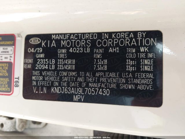 KNDJ63AU9L7057430 KIA Soul Gt-line