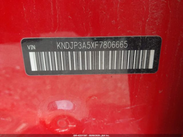 KNDJP3A5XF7806665 KIA SOUL +