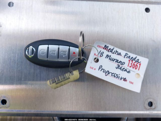 5N1AZ2MH3JN114256 Nissan MURANO SV