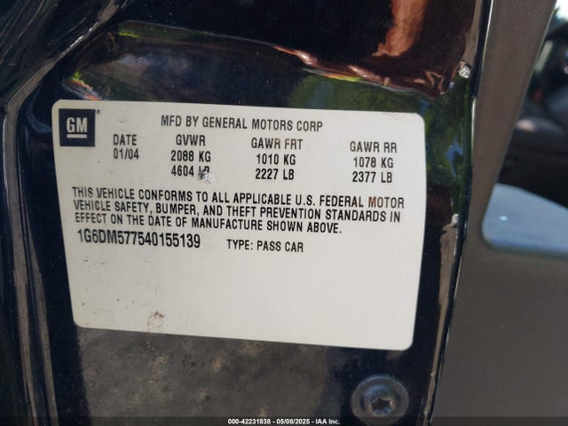 2004 CADILLAC CTS 1G6DM577540155139 Photo 8