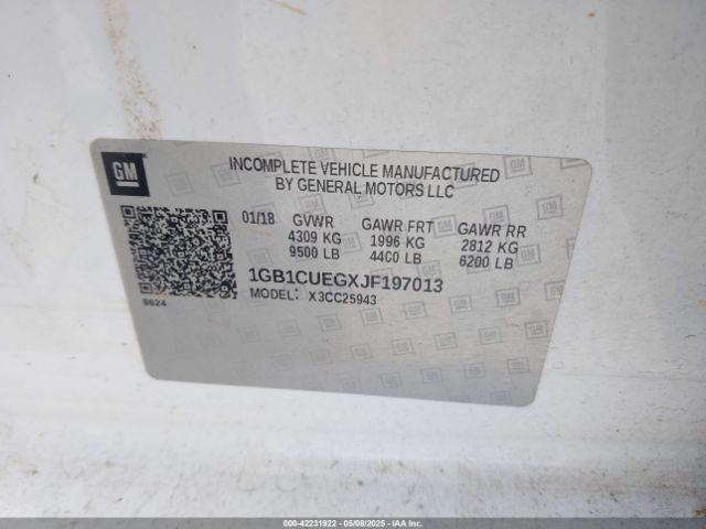 1GB1CUEGXJF197013 Chevrolet Silverado 2500hd Wt