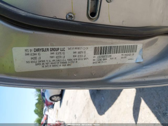 1C3CDFBB3FD212285 Dodge DART SXT