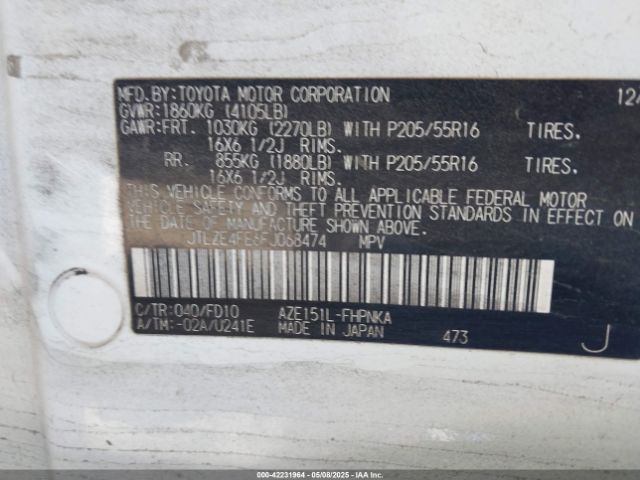 JTLZE4FE6FJ068474 Scion XB