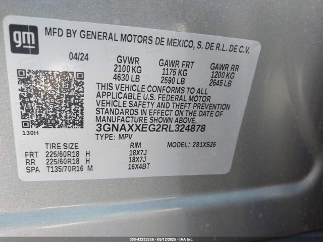 Chevrolet Equinox Awd Premier 2024 3GNAXXEG2RL324878 Image 9