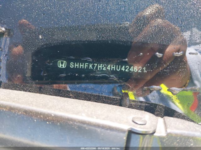 SHHFK7H24HU424621 Honda Civic Lx