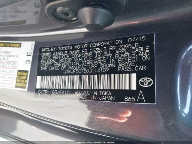 JTKJF5C75GJ014109 Scion 2ar-fe