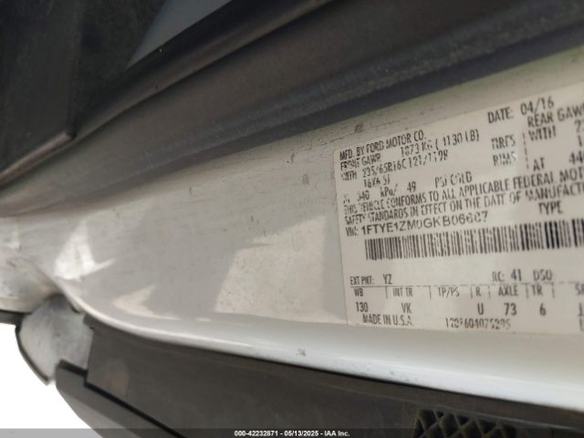 1FTYE1ZM0GKB06687 Ford Transit-150