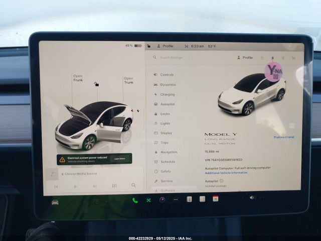 Tesla Model Y Long Range Dual Motor All-wheel Drive 2024 7SAYGDEE8RF081633 Image 18