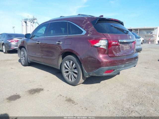 2014 ACURA MDX 5FRYD4H4XEB030099 Photo 2