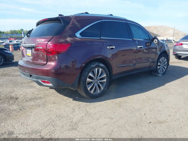 2014 ACURA MDX 5FRYD4H4XEB030099 Photo 3