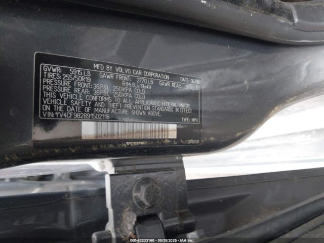 2009 VOLVO XC90 YV4CF982891502118 Photo 8