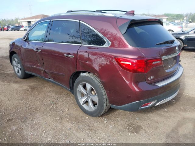 2014 ACURA MDX 5FRYD4H22EB031441 Photo 2