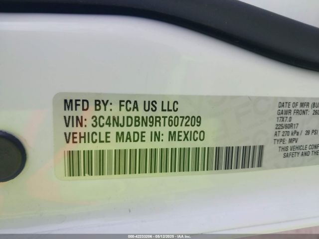 3C4NJDBN9RT607209 Jeep Compass Latitude 4x4