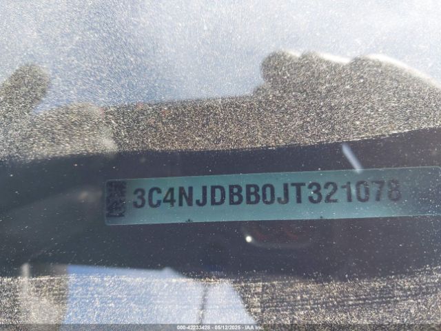3C4NJDBB0JT321078 Jeep Compass Altitude 4x4