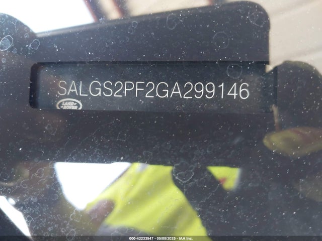 SALGS2PF2GA299146 Land Rover Range Rover 3.0l V6 Supercharged Hse