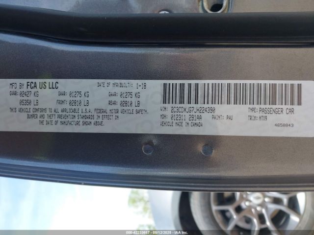 2018 DODGE CHARGER 2C3CDXJG7JH224390 Photo 8