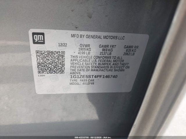 2023 CHEVROLET MALIBU 1G1ZE5ST4PF146740 Photo 8
