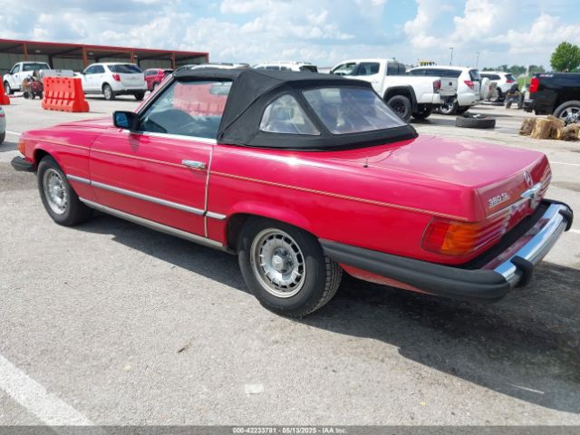 1985 MERCEDES-BENZ 380 WDBBA45C7FA021767 Photo 2
