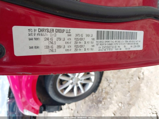 3C4PDCBG2ET161135 Dodge Journey Sxt