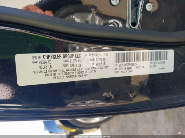 2C3CDXBG8EH326754 Dodge Charger Se