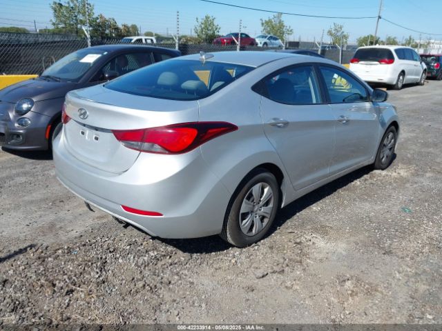 5NPDH4AE4GH708809 Hyundai ELANTRA SE