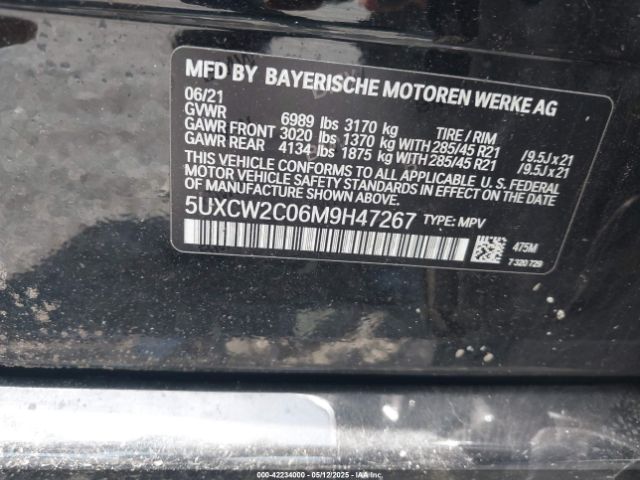 2021 BMW X7 5UXCW2C06M9H47267 Photo 8