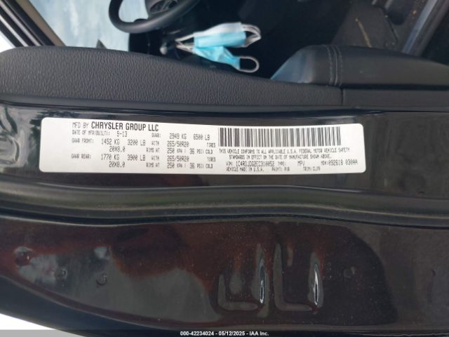 1C4RDJDG2EC310052 Dodge DURANGO LIMITED
