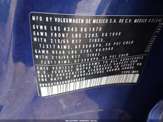 Volkswagen tsi 2024 3VV5X7B25RM065625 Image 9