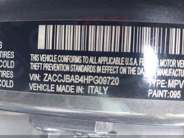 ZACCJBAB4HPG09720 Jeep Renegade Sport 4x4