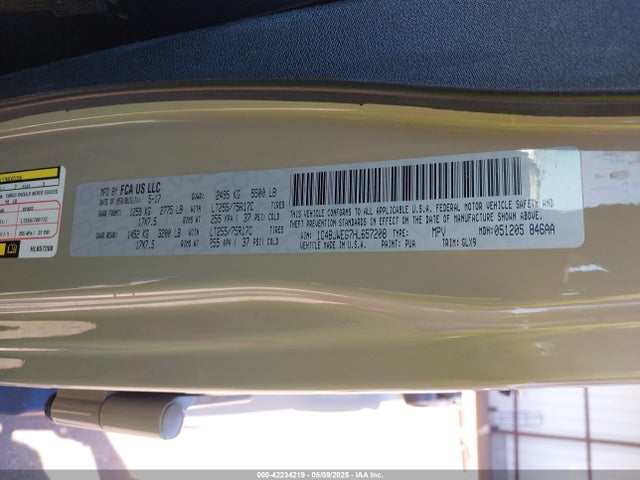 Jeep Wrangler 2017 1C4BJWEG7HL657208 Image 9