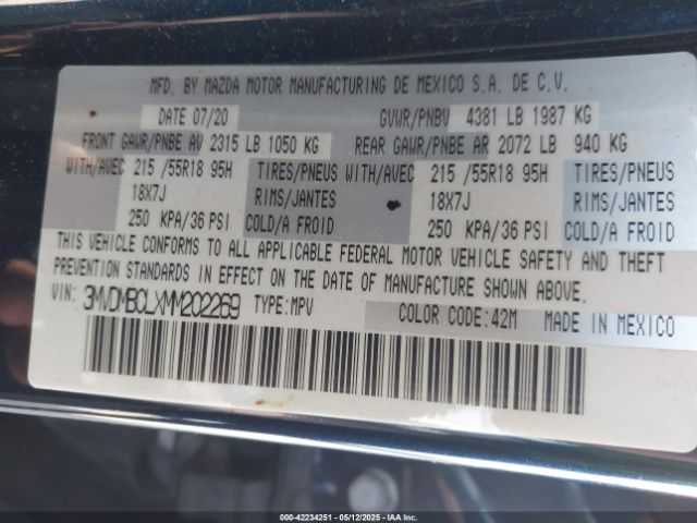 2021 MAZDA CX-30 3MVDMBCLXMM202269 Photo 8