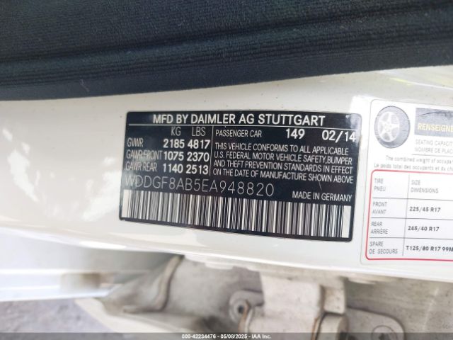 WDDGF8AB5EA948820 Mercedes-Benz C 300 Luxury 4matic/sport 4matic