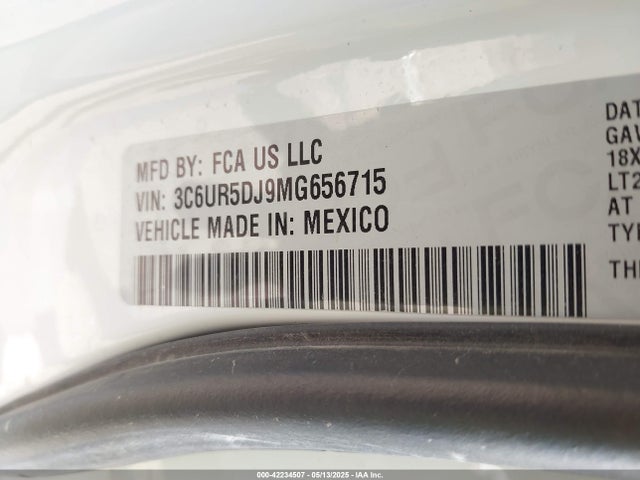 3C6UR5DJ9MG656715 RAM 2500