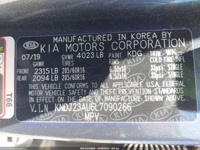 KNDJ23AU6L7090266 KIA SOUL LX