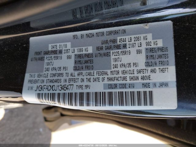 2018 MAZDA CX-5 JM3KFACM0J1345477 Photo 8