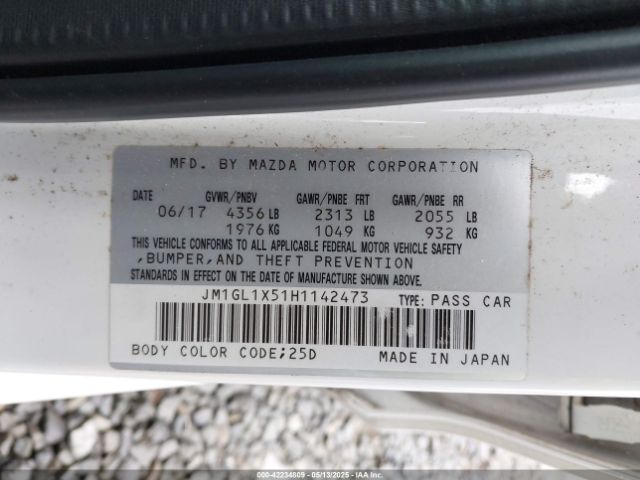 JM1GL1X51H1142473 Mazda Mazda6 Grand Touring