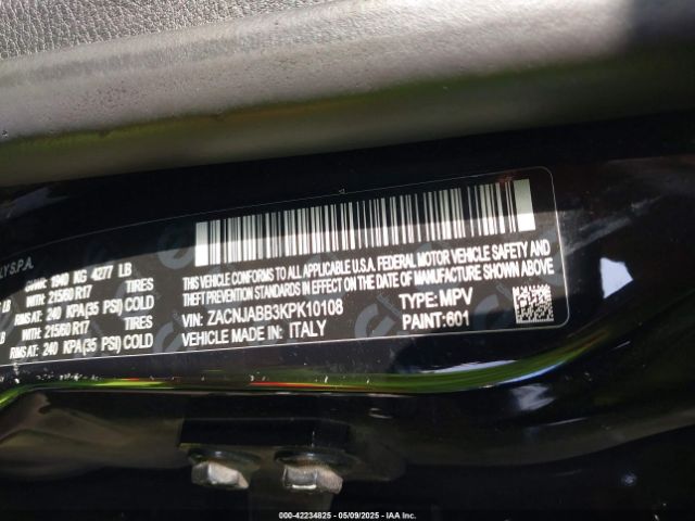 2019 JEEP RENEGADE ZACNJABB3KPK10108 Photo 8