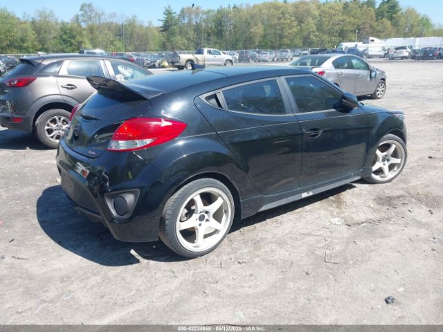 KMHTC6AE9EU182746 Hyundai Veloster Turbo W/blue