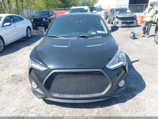 KMHTC6AE9EU182746 Hyundai Veloster Turbo W/blue