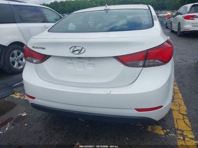 5NPDH4AE9GH784963 Hyundai Elantra Value Edition