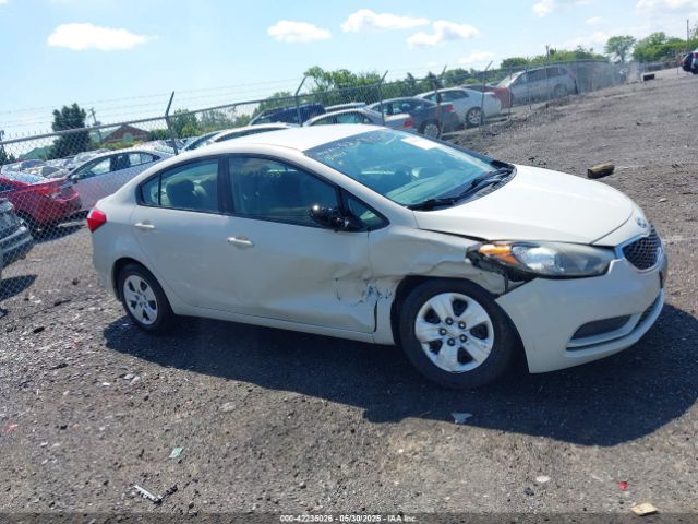 KNAFK4A69E5130347 KIA FORTE LX