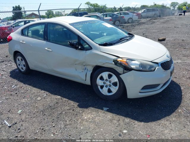 KNAFK4A69E5130347 KIA FORTE LX