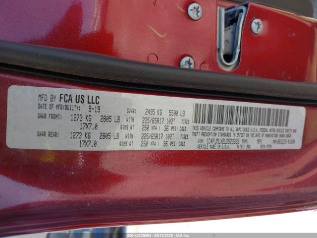 2020 JEEP CHEROKEE 1C4PJMLX2LD523285 Photo 8