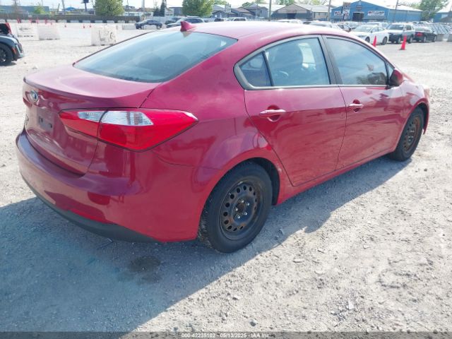 KNAFK4A63G5566551 KIA FORTE LX