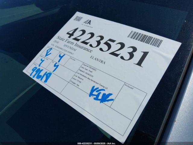 KMHD84LFXJU499963 Hyundai Elantra Value Edition
