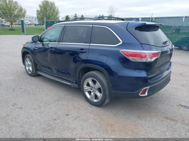 5TDDCRFH4ES006737 Toyota Highlander Hybrid Limited