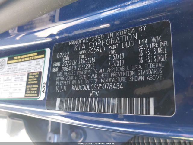 2022 KIA EV6 KNDC3DLC9N5078434 Photo 8
